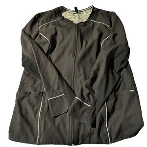 Elle light weight black jacket women's size large
